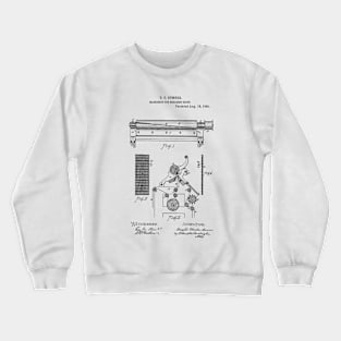 Machine for shearing cloth Vintage Patent Hand Drawing Crewneck Sweatshirt